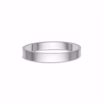 Sølvarmring - mat 10 mm
