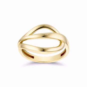 Guld & Sølv Design guldring i 8 kt guld