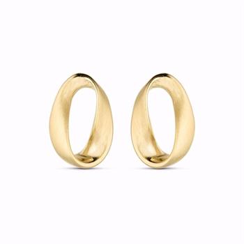 Guld & Sølv Design ørestikker i 8 kt guld