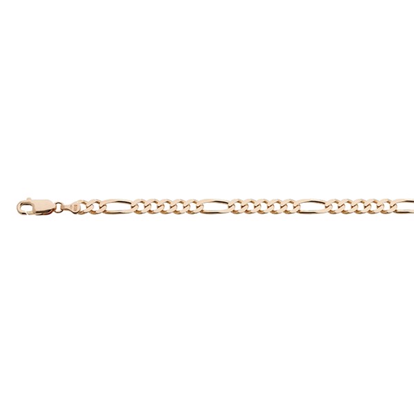 Figaro kæde i 18 karat guld - 4,15 mm bred, 50 cm lang | Svedbom