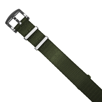 Nato rem i grøn i SeatBelt, 20 mm – urrem fra Houmann