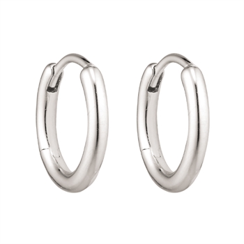 Creoler i sterling sølv, 1,6 x 12 mm – Støvring Design