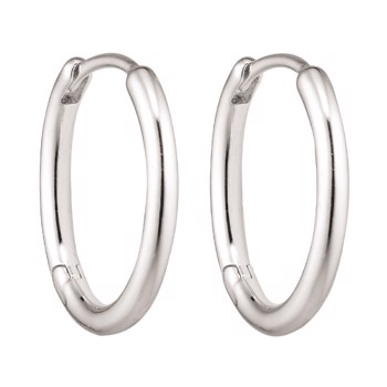 Creoler i sterling sølv, 1,6 x 16 mm – Støvring Design