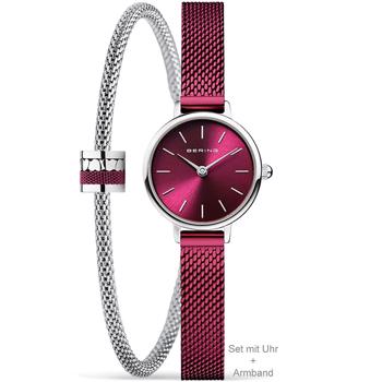 Bering 11022-909-GWP dameur Classic med rød urskive