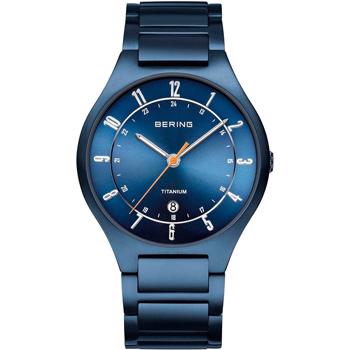 Bering 11739-797 herreur Titanium med blå urskive