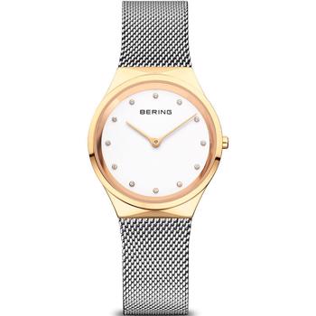 Bering 12131-010 dameur Classic med hvid med 12 zikoner på skiven urskive
