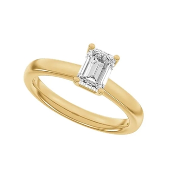 Ring i 14 karat hvidguld med diamant 1,0 ct, 6x7,5 mm fra Siersbøl – forhandlet hos Houmann.dk