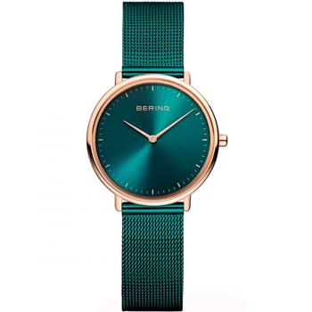 Bering 15729-868 dameur Ultra Slim med grøn urskive