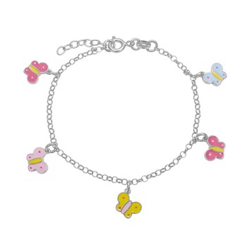 Aagaard Sterling sølv Armbånd, Butterflies