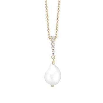 Aagaard Forgyldt Sterling sølv Vedhæng, Pearls
