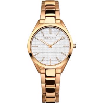 Bering 17231-734 dameur Ultra Slim med hvid urskive
