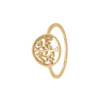 Aagaard 8 karat guld Fingerring med Livets Træ