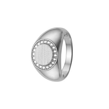 Aagaard Fingerring i sterlingsølv med >10 zirkonia