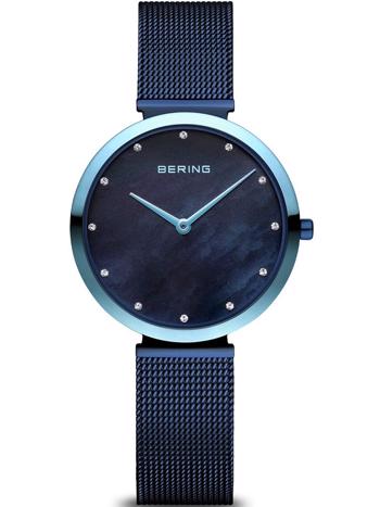 Bering 18132-398 dameur Classic med blå urskive