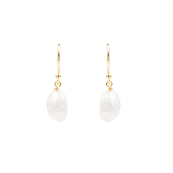 L&G forgyldt sterling sølv Pearls Øreringe