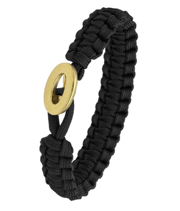 Aagaard From Soldier to Soldier – Sort armbånd med Soldier forgyldt stållås