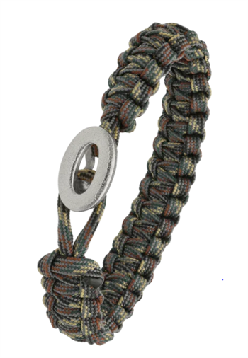 Aagaard From Soldier to Soldier – Camouflage armbånd med Soldier Brushed stållås