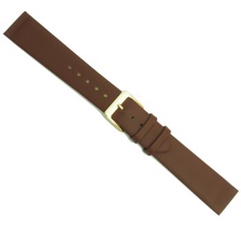 Mat brun glat kalveskinds special urrem til at skrue på (Skagen & Bering), 12-24 mm – urrem fra Houmann