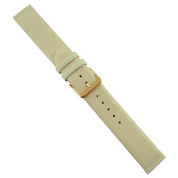 Glat beige glat kalveskinds special urrem til at skrue på (Skagen & Bering), 16-22 mm – urrem fra Houmann