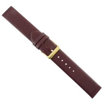 Glat bordeaux glat kalveskinds special urrem til at skrue på (Skagen & Bering), 16-22 mm – urrem fra Houmann