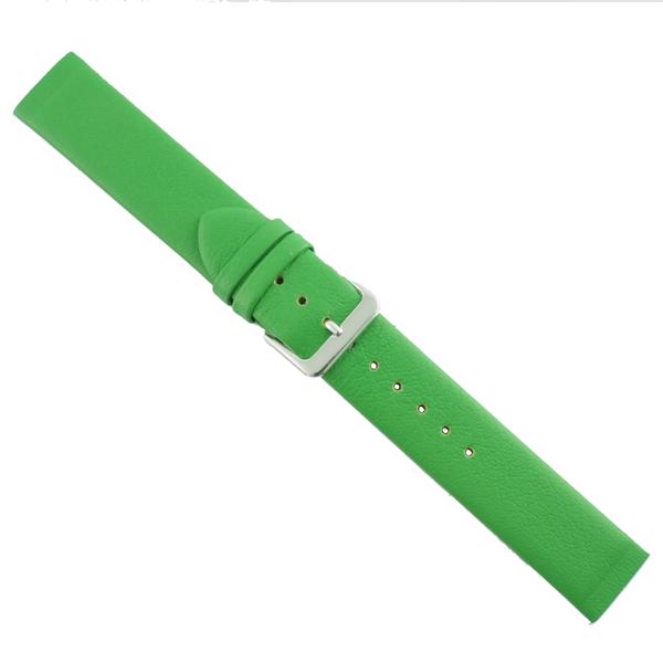 Glat Lyse Grøn glat kalveskinds special urrem til at skrue på (Skagen & Bering), 16-22 mm – urrem fra Houmann