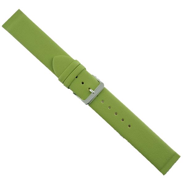 Glat limegrøn glat kalveskinds special urrem til at skrue på (Skagen & Bering), 16-22 mm – urrem fra Houmann