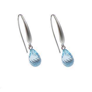 San-Link of joy Pearl & Stones 925 Sterling Sølv Ørehængere mat , model 29905-M