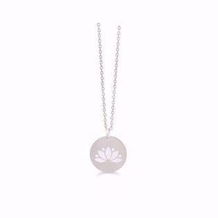 Lotus 925 Sterling Sølv Collier blank