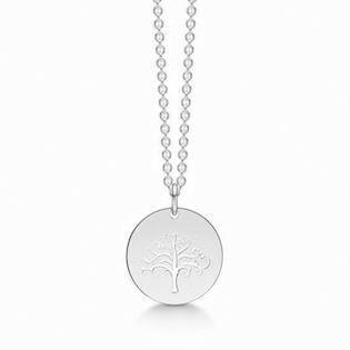 Dream Tag 925 Sterling sølv vedhæng med kæde blank