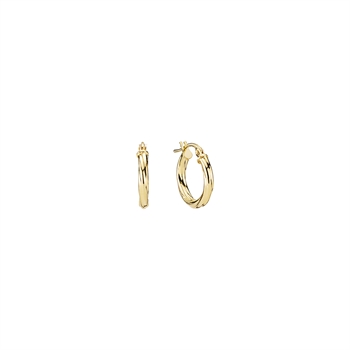 Creoler i 8 karat guld, 10 mm – Lund Copenhagen