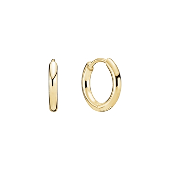 Creoler i 8 karat guld, 8 mm – Lund Copenhagen