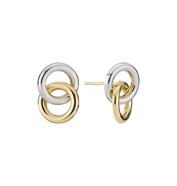 Ørestikker i 8 karat guld, 10x8 mm – Lund Copenhagen