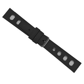 Gummirem FKM i sort, 20 mm – urrem fra Houmann