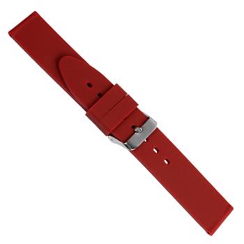 Silikone rem bordeaux, 18-22 mm – urrem fra Houmann