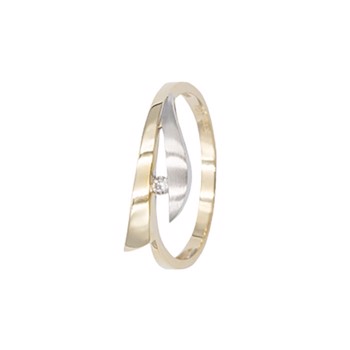 L&G smuk 8 kt guld Fingerring