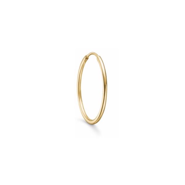 Model 60166840-Single,  Øreringe 40 mm. fra Støvring Design i 8kt. guld