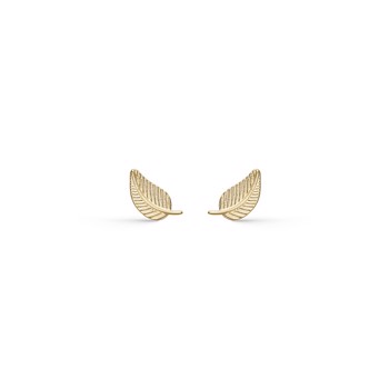 Ørestikker i 8 karat guld, 5,5 x 3 mm – Støvring Design