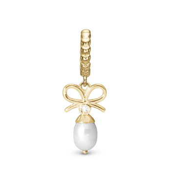 Christina Celebrate charm – forgyldt sølv, 6 mm til Classic læderarmbånd