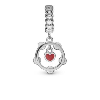 Christina Fight For Your Love charm – sølv, 4 mm til sølvarmbånd og Slim læder
