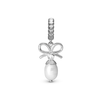 Christina Celebrate charm – sølv, 4 mm til sølvarmbånd og Slim læder