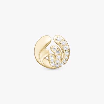 Christina Ocean Splash charm – forgyldt sølv, 6 mm til Classic læderarmbånd