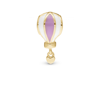 Christina 7th Heaven charm – forgyldt sølv, 6 mm til Classic læderarmbånd