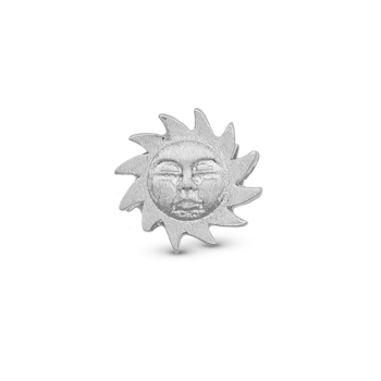 Christina Glowing Sun charm – sølv, 6 mm til Classic læderarmbånd