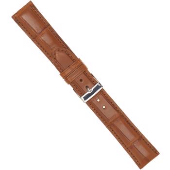 Urrem i tan ægte polstret alligator, 18-22 mm – urrem fra Houmann