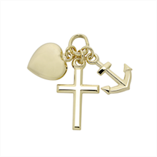 Vedhæng i 8 karat guld, 9x14 mm – Støvring Design