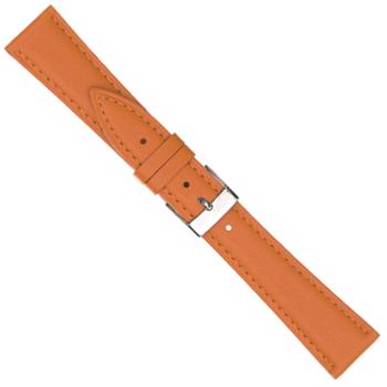 Urrem i orange glat Drake skind, 12-22 mm – urrem fra Houmann