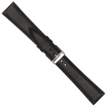 Urrem i sort glat Drake skind i XXL, 12-20 mm – urrem fra Houmann