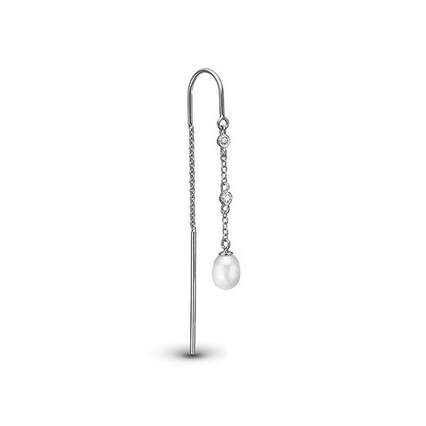 Pearl drops sølv Ørering fra Christina Jewelry