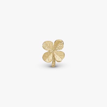 Christina Four Leaf Clover Single ørestik (single) – forgyldt sølv