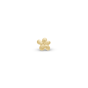 Christina Graceful Flower Single ørestik (single) – forgyldt sølv